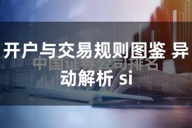 开户与交易规则图鉴 异动解析 si